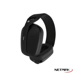 INALAMBRICO NETMAK GAMER NM-N35 CON MICROFONO NEGRO PC/PS4/PS5/XBOX/N-SWITCH/CELULARES/ BLUETOOTH