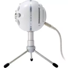 MICROFONO LOGITECH BLUE SNOWBALL ICE WHITE 988-000070 CONDENSER | CARDIOIDE | PODCAST | STREAMING - comprar online