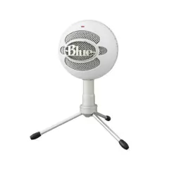 MICROFONO LOGITECH BLUE SNOWBALL ICE WHITE 988-000070 CONDENSER | CARDIOIDE | PODCAST | STREAMING