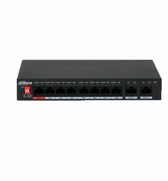 SWITCH DAHUA 10 PUERTOS DH-PFS3010-8ET-96-V2 | 8 PUERTOS 96W POE 2.0 Y HI POE | WATCHDOG PD ALIVE |