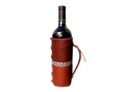 Porta Botellas Cuero