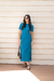 Vestido Midi Azul