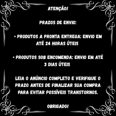 Brinco Crucifixo Rendado - Dark Prophecy