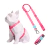 Kit Peitoral H + Coleira + Guia para Cães Pink - Detalhes Tiffany - comprar online