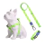 Kit Peitoral Americano + Coleira + Guia para Cães Verde Neon - Detalhes Azul - comprar online