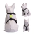 Peitoral H para Cães Black - Detalhes Verdes - loja online