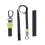 Kit Peitoral Americano + Coleira + Guia para Cães Black - Detalhes Verdes - OLIEPET