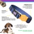 Coleira para Cães Dark Blue - Detalhes Laranja na internet