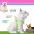Imagem do Kit Peitoral Americano + Coleira + Guia para Cães Verde Neon - Detalhes Azul