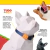 Coleira para Cães Dark Blue - Detalhes Laranja - OLIEPET