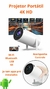 Projetor Portátil Android 4K