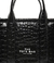THE TOTE BAG CROC BLACK - JUST GOD