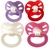 Chupeta plus bico Redondo 10 unidades menina Baby Nany - comprar online