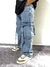 Jeans recto con tiras - comprar online