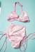 Conjunto rosa mojada