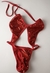 Body mariposa lentejuela roja
