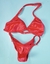 Conjunto rojo satinado