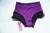 Short morado con red