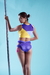 Short mojado con mesh - Pole Play