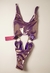 Body morado glitter