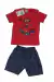 Conjunto Masculino Infantil Skater Robot - Abrange