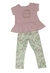 Conjunto Feminino Infantil Blusa Malha e Calça Conton - Quimby