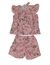 Conjunto Feminino Infantil Blusa e Short em coton - Quimby