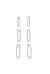 TRIO DE ARGOLAS SLIM COM PINO ITALIANO NO RÓDIO BM861-R