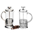 Cafeteira Francesa Prensa Cremeira de Inox e Vidro 350 Ml