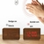 Despertador de Mesa Digital de Madeira C/ Visor de Led - GIBELA SHOP