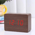 Despertador de Mesa Digital de Madeira C/ Visor de Led - comprar online