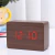 Despertador de Mesa Digital de Madeira C/ Visor de Led - comprar online