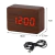 Despertador de Mesa Digital de Madeira C/ Visor de Led - comprar online