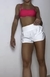 Shorts Branco Novo