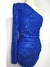 Vestido Curto Paetê Azul Drapeado - loja online