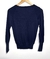 Blusa Manga Longa Azul Marinho Xadrez - loja online