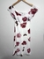 Imagem do Vestido Midi Branco Estampa Rosas