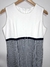 Vestido Branco e Xadrez - loja online