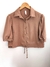 Cropped Botões K2B Marrom - comprar online