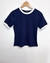 Camiseta Azul Marinho Canelada - comprar online