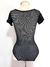 Body Preto Listra Vazada - Nosso Cabide