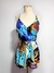 Macaquinho Azul Estampado - comprar online