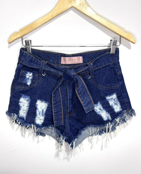 Shorts Lore Jeans Azul Escuro - comprar online