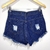 Shorts Lore Jeans Azul Escuro na internet