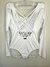 Body Branco Justo Manga Longa Costas Trançadas - comprar online