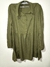 Vestido Manga Longa Verde Militar