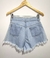 Shorts Jeans Lavagem Clara na internet