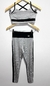 Conjunto Top e Legging Preto e Prata DLK - comprar online