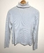 Blusa Gregory Manga Longa Gola Alta Azul - Nosso Cabide