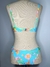Biquini Azul Estampado na internet